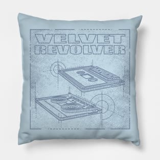 Velvet Revolver - Technical Drawing Pillow