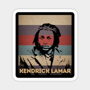 kendrick lamar retro Magnet