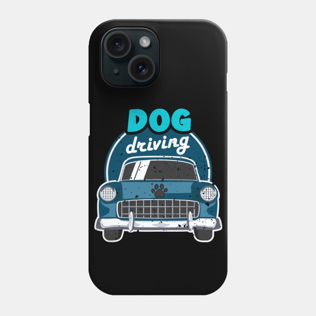 Dog Driving A Car Retro Vintage I'm not old I'm classic Phone Case by alcoshirts