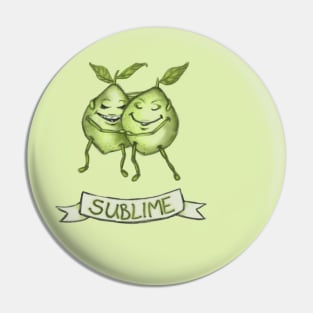 Sublime Limes Pin