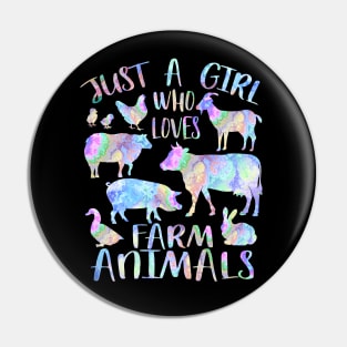 Just a girl who loves farm animals Pin