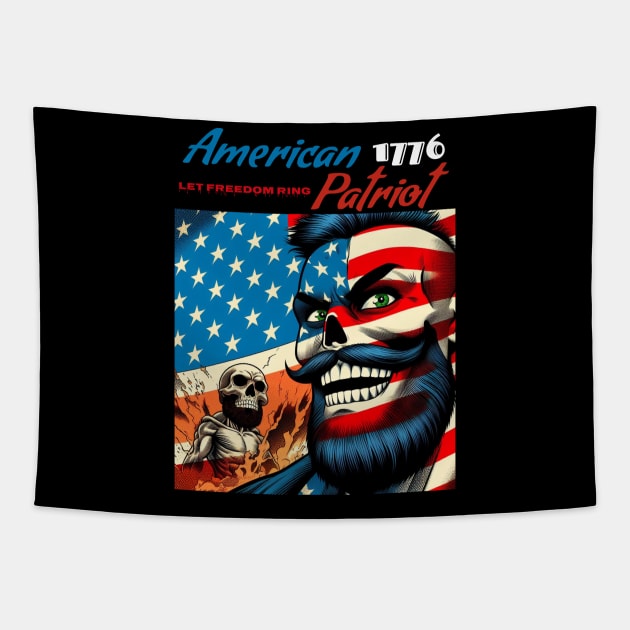 American Patriot Let Freedom Ring Tapestry by in Image
