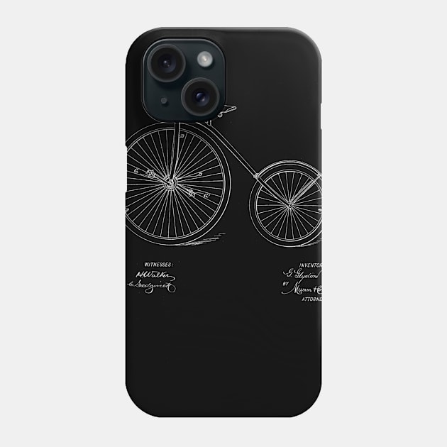 Bicycle Vintage Patent Drawing Phone Case by TheYoungDesigns