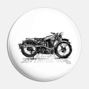 BSA Empire Star 1936 Sketch Pin