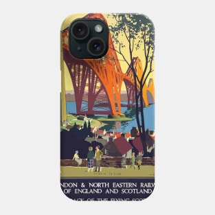 The Flying Scotsman - Vintage Travel Poster Phone Case