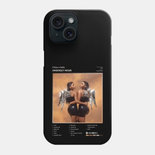 Chloe x Halle - Ungodly Hour Tracklist Album Phone Case