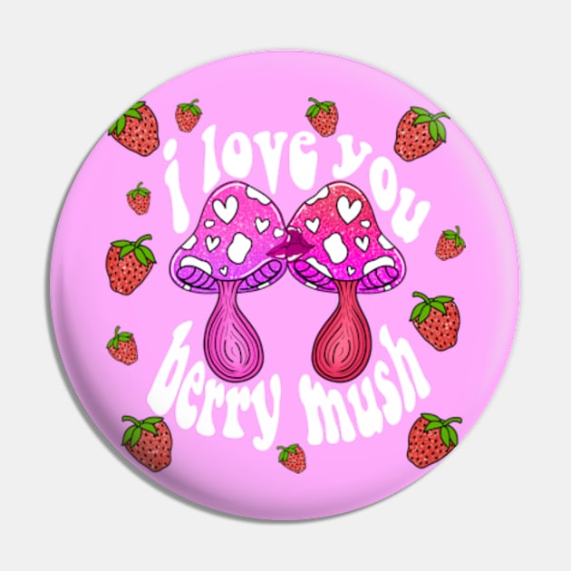 ILY Berry Mush Pin by Ur Local Hippie