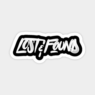 Lost and Found Flare Cap Logo Magnet