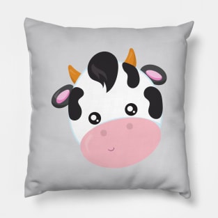 Cute Cow, Little Cow, Baby Cow, Farm Animal Pillow