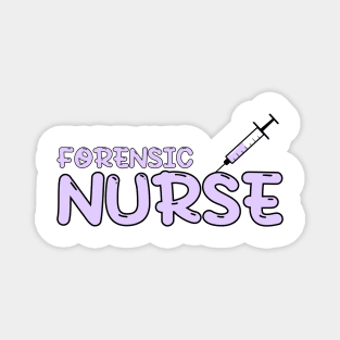 Forensic Nurse Purple Magnet