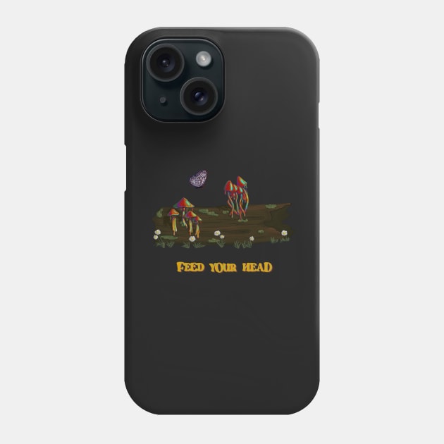 Feed Your Head Phone Case by BugHellerman