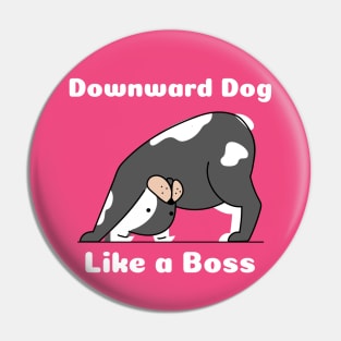 Funny Yoga | Downward Dog Like A Boss Pin