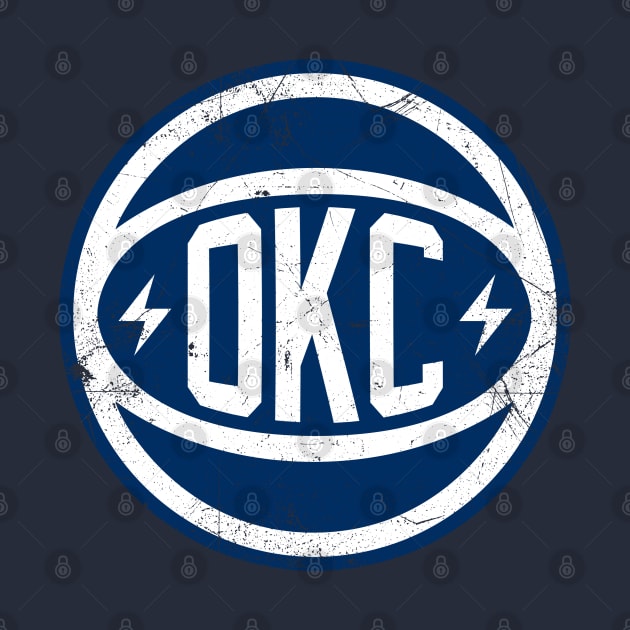 OKC Retro Ball - Navy by KFig21