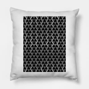 Silver Metallic Pillow