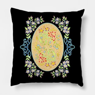 Pretty Regency Floral Pillow