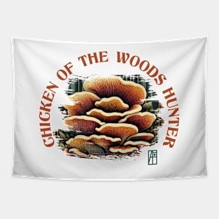 MUSHROOMS - Chicken of the Woods Hunter - Chicken of the Woods Mushrooms - Chicken of the Woods Forager Tapestry