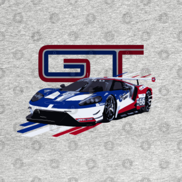 Ford GT Le Mans Race Car 2016 Hooded Sweatshirt