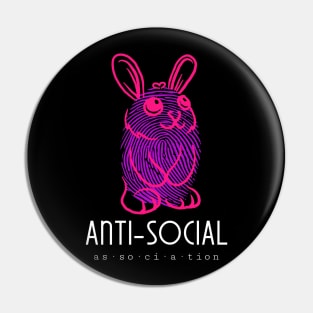 Anti Social Association Pin