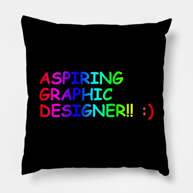 Comic Sans Designer Pillow by LazyDayGalaxy