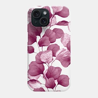 Rose Seamless Pattern of Leaves Phone Case