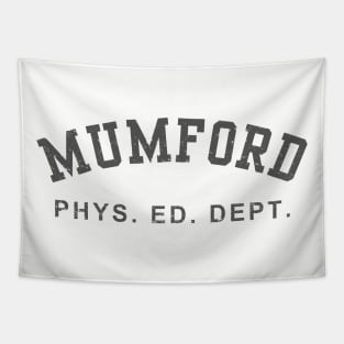 Mumford Phys Ed Dept Funny Lazy Halloween Costume Tapestry