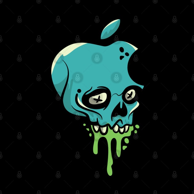 APPLE ZOMBIE ART VECTOR,EPS,PNG by OLIVER ARTS