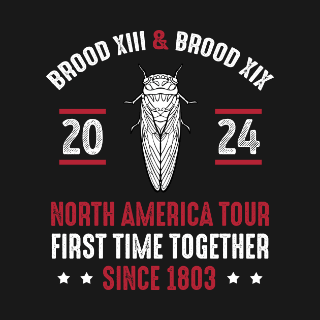 Cicada Swarm 2024 Brood XIII & XIX North America Tour 2024 by Zimmermanr Liame