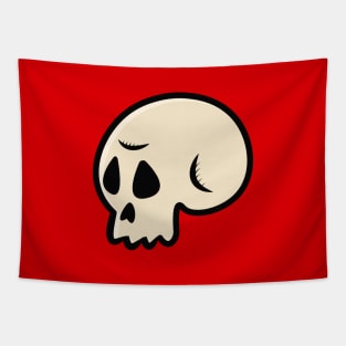 SKELETON HEAD - HALLOWEEN DESIGN Tapestry