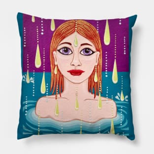 Raindrops keep falling Pillow