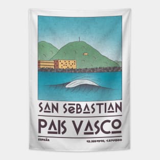 San Sebastian, Basque Country Tapestry