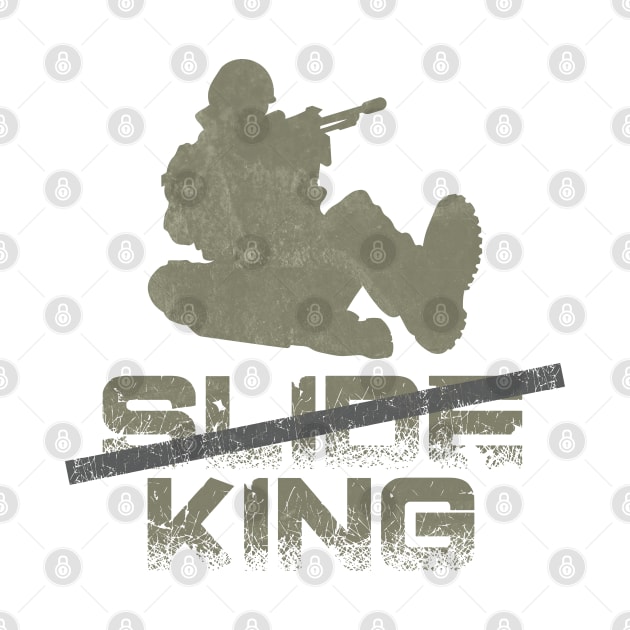 Slide Cancel King COD Slogan by BlessedPrints