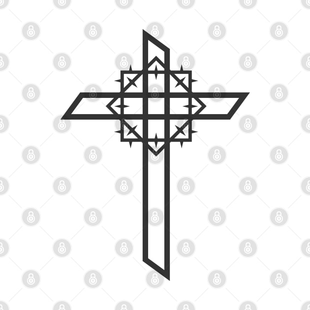 Cross of Jesus Christ and crown of thorns by Reformer