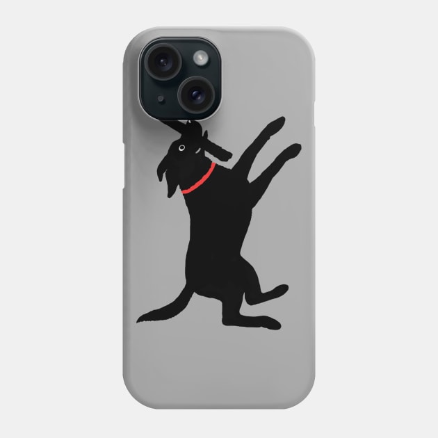 Happy Lab | Black Labrador Retriever Phone Case by Coffee Squirrel