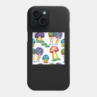 a small mushroom family Phone Case