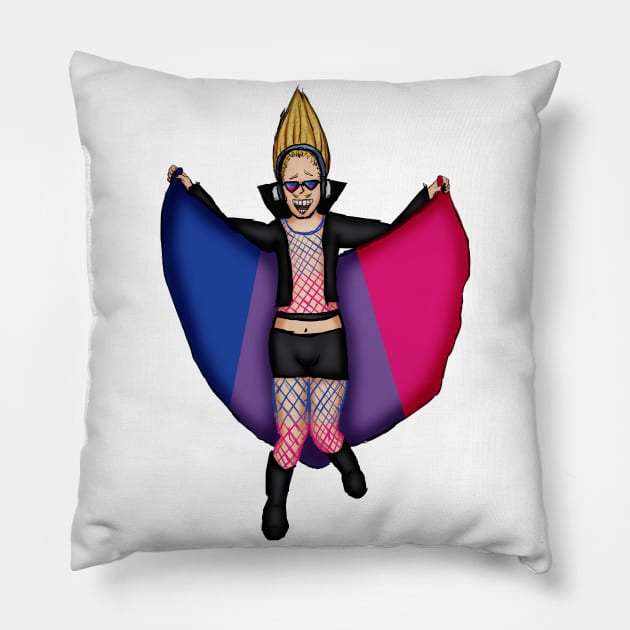 Bisexal Pride Present Mic Pillow by Blackmoonrose13