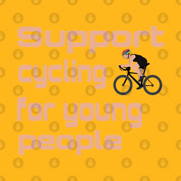 Support cycling for young people by Titou design