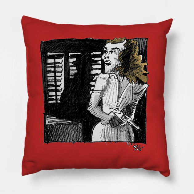 Noir Moment Pillow by SPINADELIC