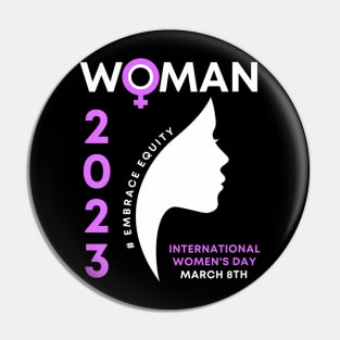 Womens Embrace Equity International Womens Day 2023 Pin