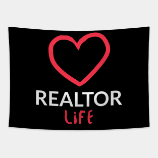 Realtor Life (heart) Tapestry