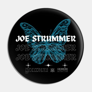 Joe Strummer // Butterfly Pin