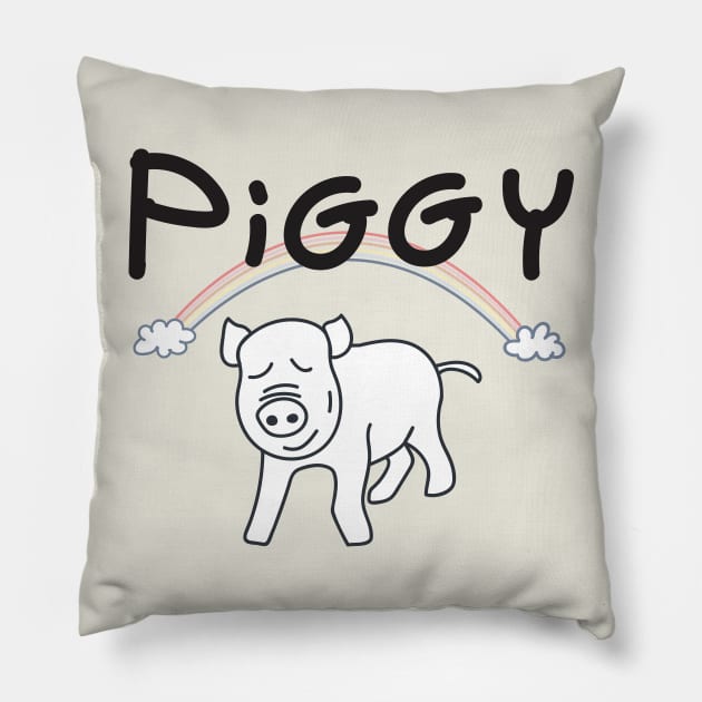 Piggy! Pillow by noot