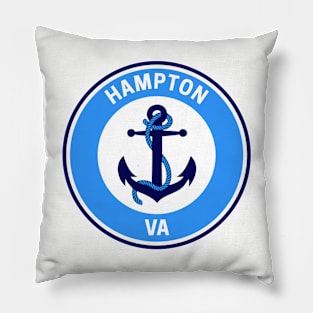 Vintage Hampton Virginia Pillow