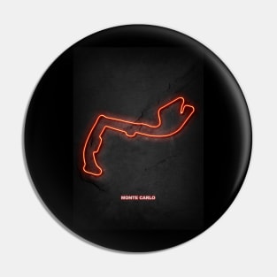 Monte Carlo Circuit Neon Pin