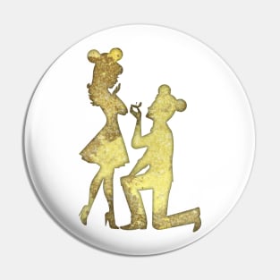 Happily Ever After - Yellow Pin