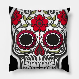 3D Paper cut skull Pillow