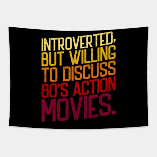 Introverted 80's Movies Tapestry