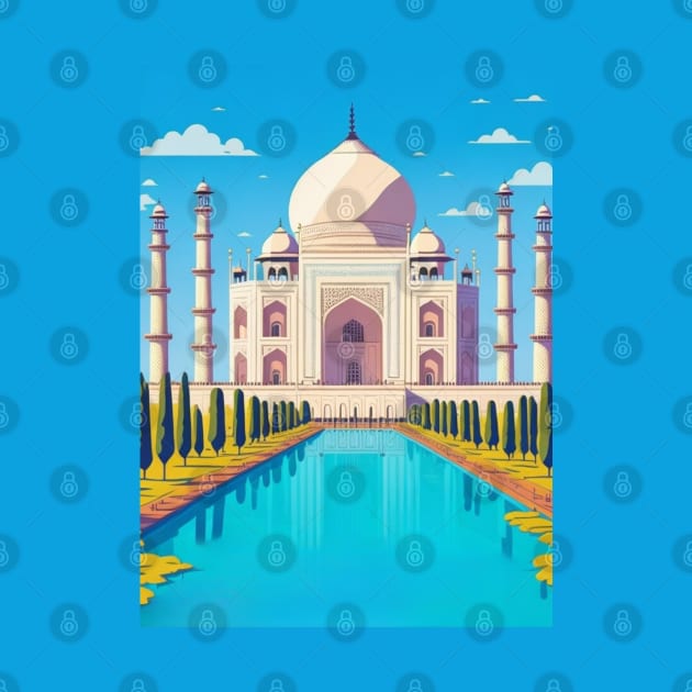 Taj Mahal by fleurdesignart