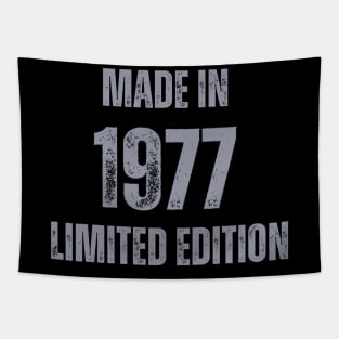 Vintage Made in 1977 , Limited Edition  , Gift for Mom Dad Birthday Tapestry