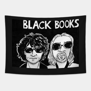 Black Books Bernard and Manny Tapestry