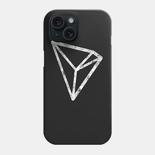 Vintage Tron Coin Cryptocurrency Phone Case by vladocar